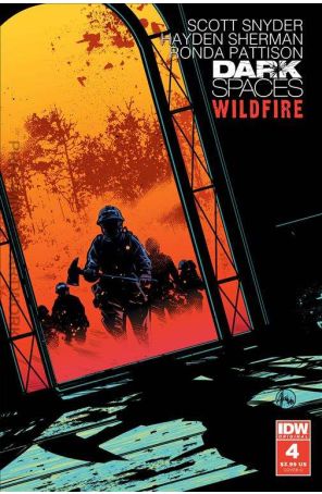Dark Spaces: Wildfire 4C published by IDW with cover art by Nicole Rifkin