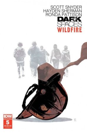 Dark Spaces: Wildfire 5B published by IDW with cover art by Andrea Sorrentino