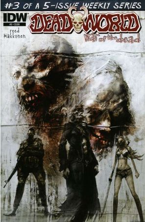 Deadworld: War of the Dead 3 published by IDW with cover art by Sami Makkonen