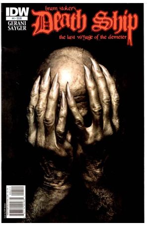 Death Ship (Bram Stoker's) 4 published by IDW with cover art by Cliff Nielsen
