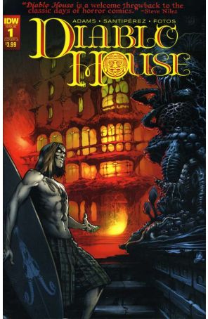 Diablo House 1A published by IDW with cover art by Santiperez