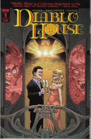 Diablo House 1B published by IDW with cover art by Gabriel Rodriguez
