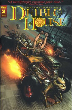 Diablo House 3A published by IDW with cover art by Santiperez