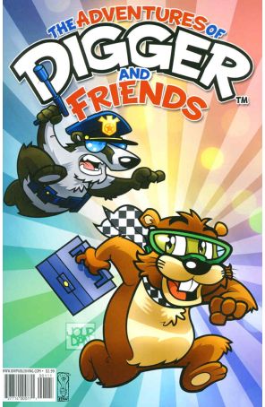 Digger and Friends 1 published by IDW with cover art by Diego Jourdan