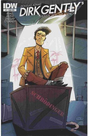Dirk Gently's Holistic Detective Agency 1A published by IDW with cover art by Rob Guillory