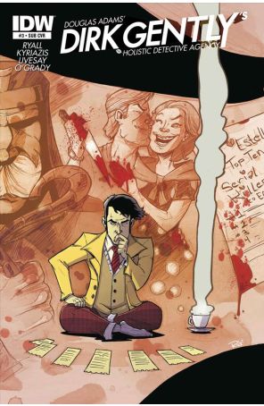 Dirk Gently's Holistic Detective Agency 3A published by IDW with cover art by Rob Guillory