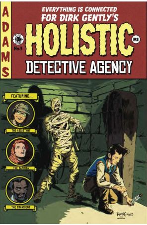 Dirk Gently's Holistic Detective Agency 3B published by IDW with cover art by Robert Hack