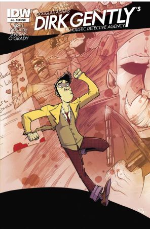 Dirk Gently's Holistic Detective Agency 4A published by IDW with cover art by Rob Guillory