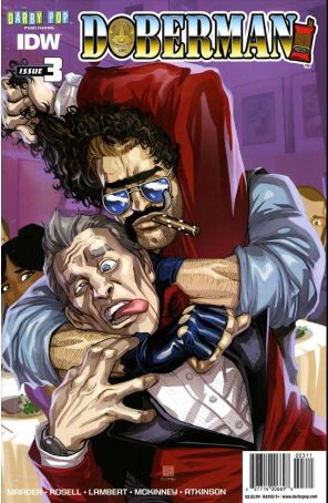 Doberman (IDW) 3 published by IDW with cover art by Bernard Chang