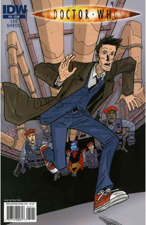 Doctor Who (3rd Series) 12 published by IDW with cover art by Paul Grist