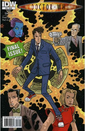 Doctor Who (3rd Series) 16 published by IDW with cover art by Paul Grist