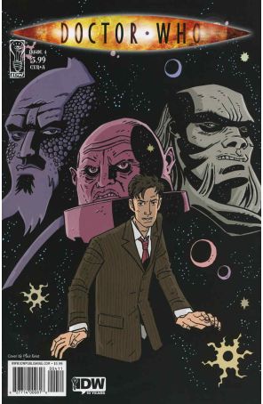 Doctor Who (3rd Series) 4A published by IDW with cover art by Paul Grist