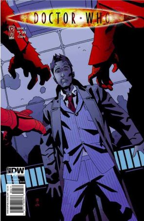 Doctor Who (3rd Series) 4B published by IDW with cover art by Matthew Dow Smith