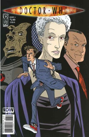 Doctor Who (3rd Series) 6A published by IDW with cover art by Paul Grist