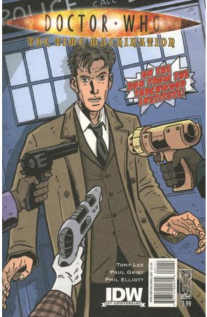 Doctor Who: Time Machination 1A published by IDW with cover art by Paul Grist