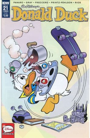Donald Duck (IDW) 21A published by IDW with cover art by Paco Rodriguez