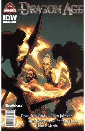 Dragon Age 3 published by IDW with cover art by Humberto Ramos