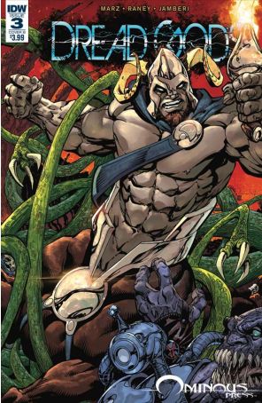 Dread Gods 3B published by IDW with cover art by Bart Sears