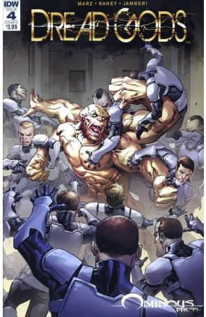 Dread Gods 4A published by IDW with cover art by Tom Raney