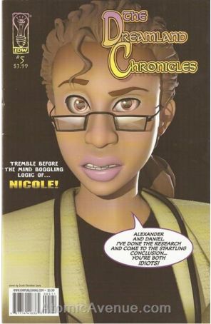 The Dreamland Chronicles (IDW) 5A published by IDW with cover art by Scott Christian Sava