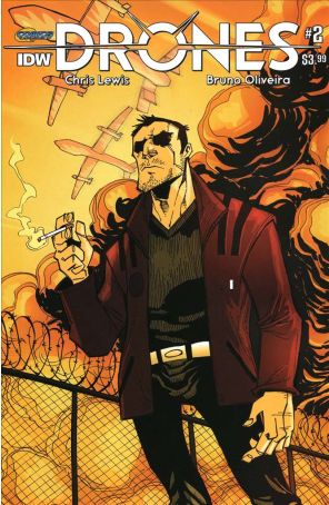 Drones 2 published by IDW with cover art by Claudio Munoz