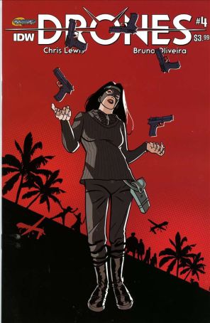 Drones 4 published by IDW with cover art by Cabral