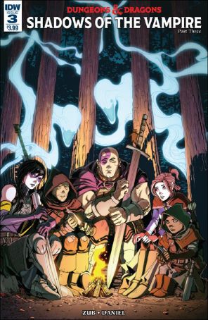 Dungeons And Dragons (2nd Series) 3 published by IDW with cover art by Max Dunbar