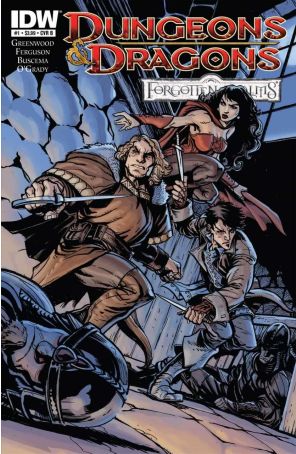 Dungeons And Dragons: Forgotten Realms 1B published by IDW with cover art by Steve Ellis