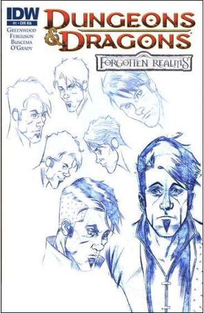 Dungeons And Dragons: Forgotten Realms 1C published by IDW with cover art by Tyler Walpole