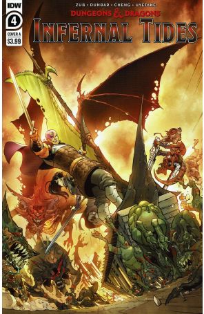 Dungeons And Dragons: Infernal Tides 4A published by IDW with cover art by Max Dunbar