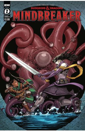 Dungeons And Dragons: Mindbreaker 2A published by IDW with cover art by Max Dunbar
