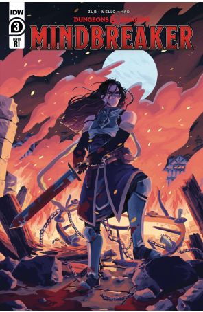 Dungeons And Dragons: Mindbreaker 3C published by IDW with cover art by Max Davenport