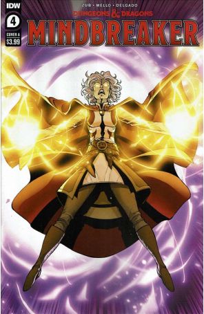 Dungeons And Dragons: Mindbreaker 4A published by IDW with cover art by Max Dunbar