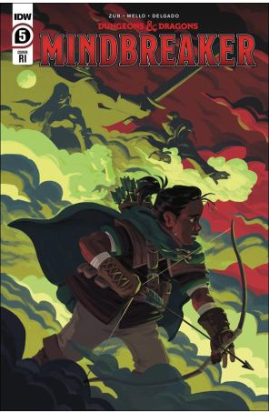 Dungeons And Dragons: Mindbreaker 5C published by IDW with cover art by Celia Lowenthal