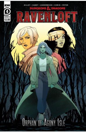 Dungeons And Dragons-Ravenloft: Orphan of Agony Isle 4B published by IDW with cover art by Corin Howell