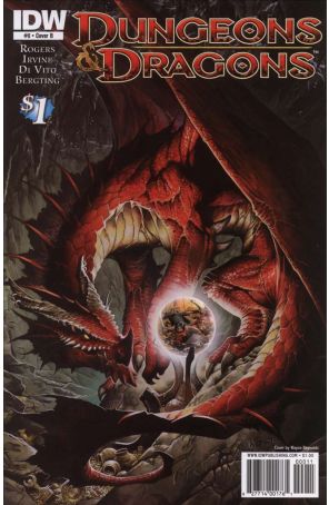 Dungeons And Dragons 0B published by IDW with cover art by Wayne Reynolds