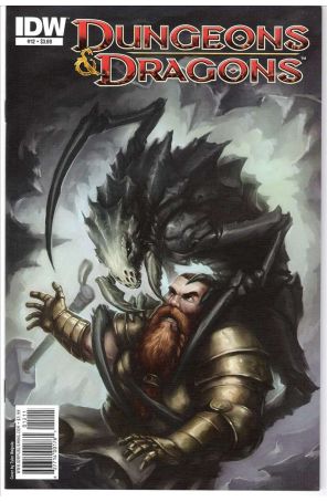 Dungeons And Dragons 12 published by IDW with cover art by Tyler Walpole