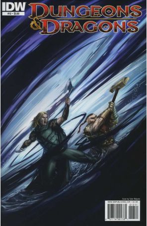 Dungeons And Dragons 13 published by IDW with cover art by Tyler Walpole