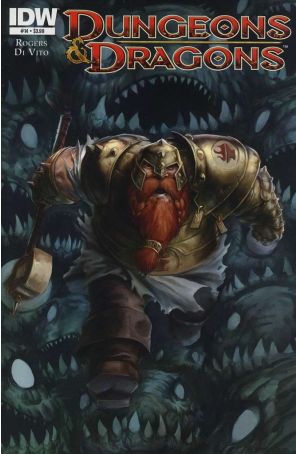 Dungeons And Dragons 14 published by IDW with cover art by Tyler Walpole