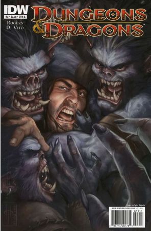 Dungeons And Dragons 3A published by IDW with cover art by Tyler Walpole