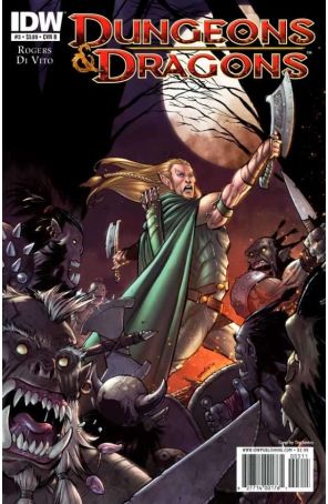 Dungeons And Dragons 3B published by IDW with cover art by Tim Seeley