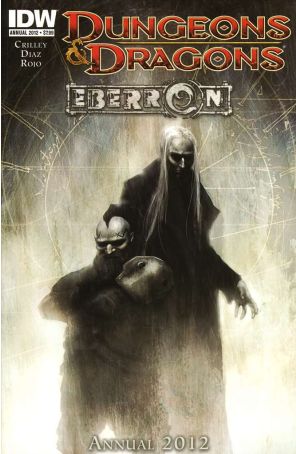 Dungeons And Dragons Annual 2012 published by IDW with cover art by Menton3