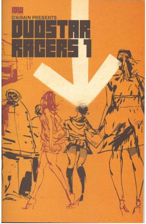 Duostar Racers 1B published by IDW with cover art by Ashley Wood