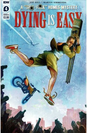 Dying is Easy 4A published by IDW with cover art by Martin Simmonds