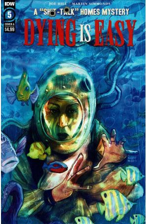 Dying is Easy 5A published by IDW with cover art by Martin Simmonds