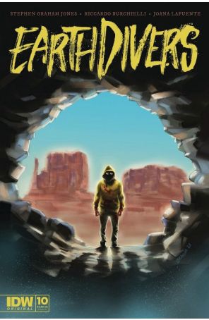 Earthdivers 10B published by IDW with cover art by Ibrahim Moustafa