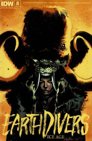 Earthdivers 8A published by IDW with cover art by Rafael Albuquerque