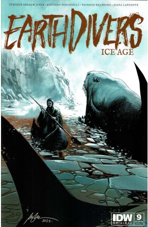 Earthdivers 9A published by IDW with cover art by Rafael Albuquerque