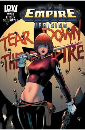 Empire: Uprising 2A published by IDW with cover art by Barry Kitson