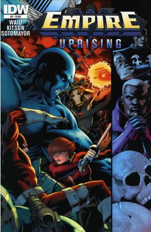 Empire: Uprising 3 published by IDW with cover art by Barry Kitson